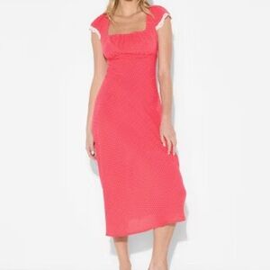 Wild Fable Women's Flutter Cap Sleeve Maxi A-Line Dress